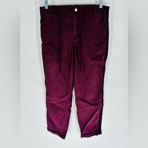 PAIGE Women’s Christy Off Duty High Rise Tapered Pant w/ Grosgrain Side Strip